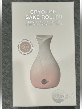 Skin Inc Cryo-Ice Sake Roller Depuff Sculpt Detox New Sealed Box